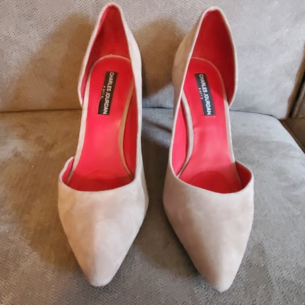 Charles Jourdan nude heels